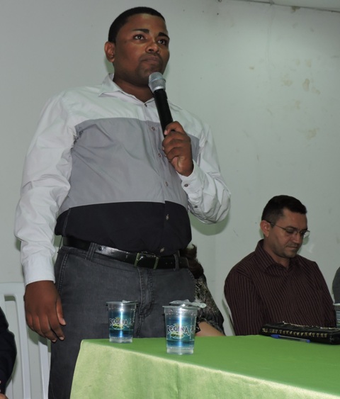 Coordenador Municipal da Juventude, Diego Plínio. 
