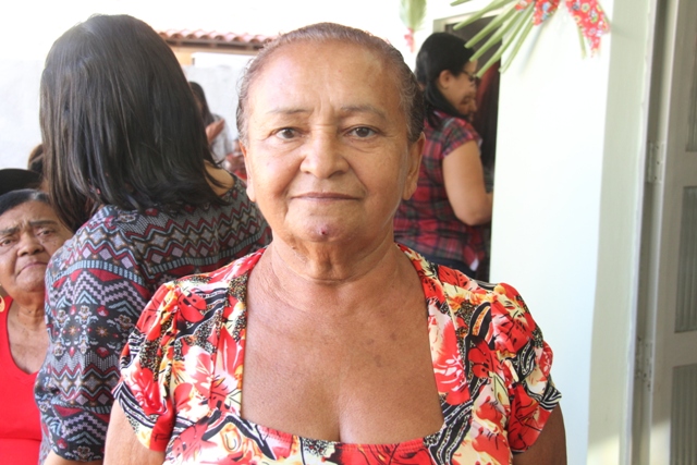 A aposentada Maria Anita, 62 anos. 