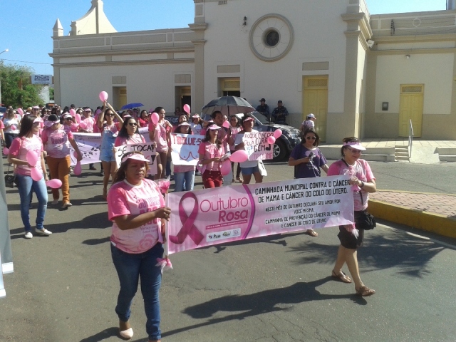 I Caminhada Municipal Contra o Câncer de Mama e Câncer de Colo de Útero