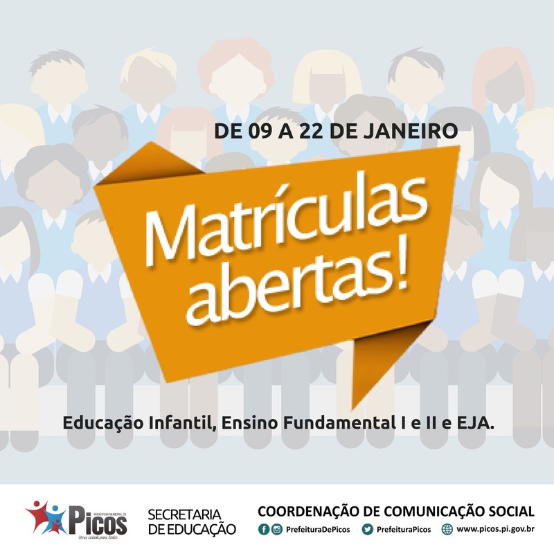 Coordenação de Comunicação Social » Inscrições abertas para os