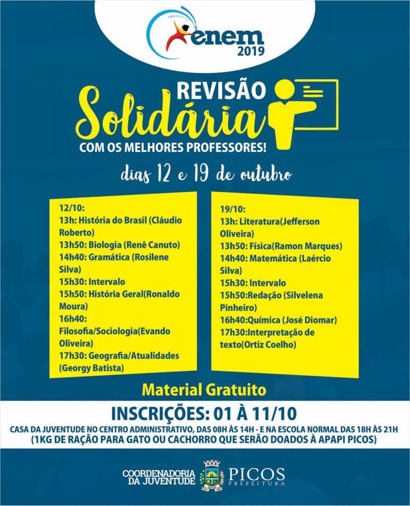 30 de outubro de 2019 – Estudo de Matemática