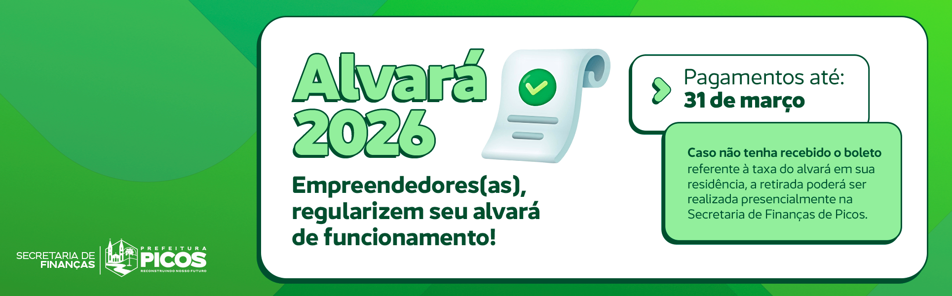 Alvará 2026